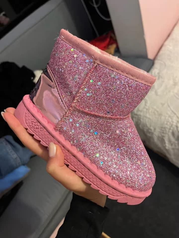 Sadie Sequin Boots w/ Fur