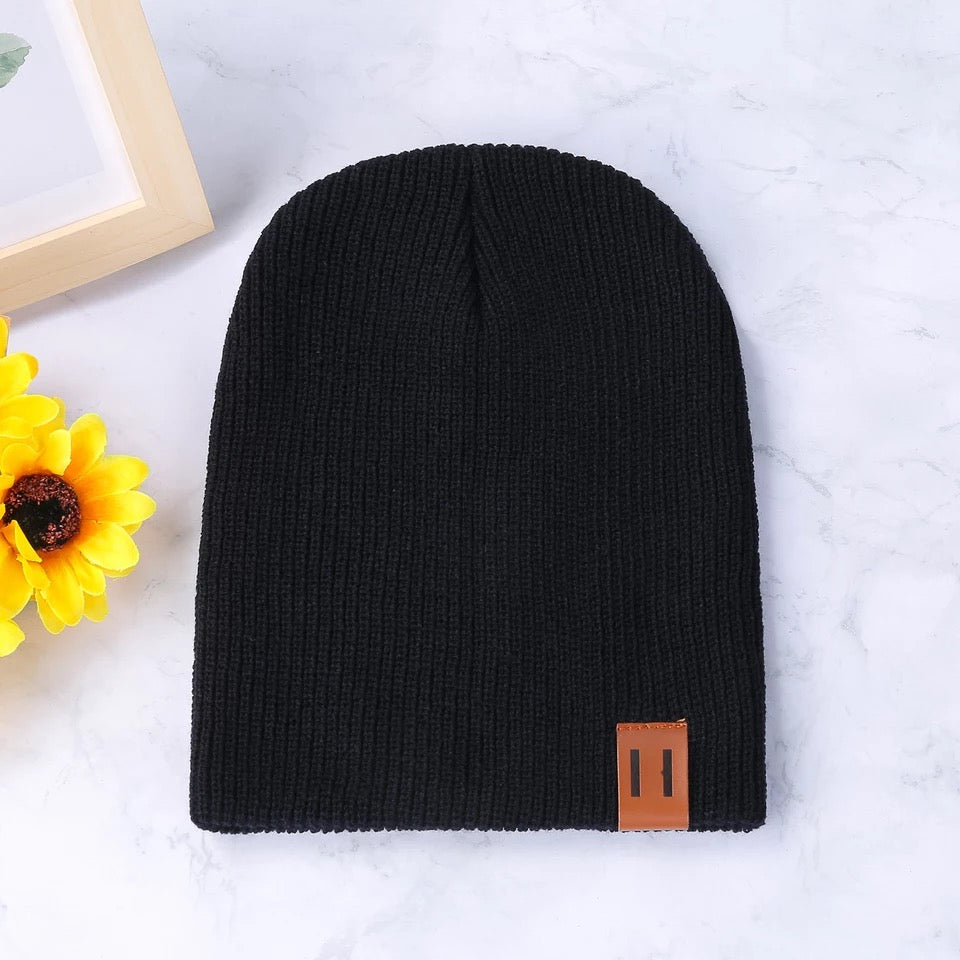 Mommy and Me Solid Colored Beanies