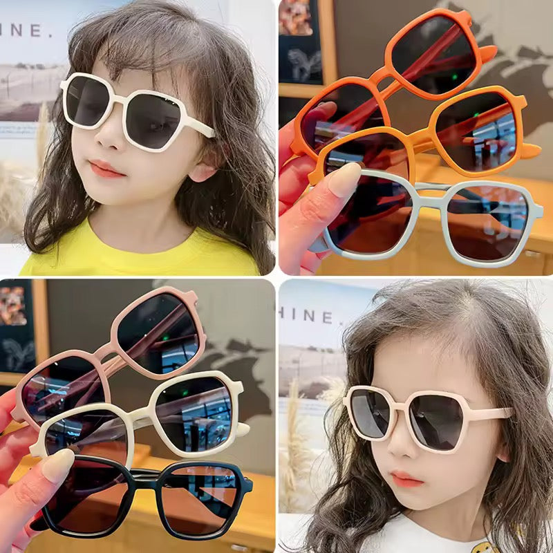 Solid Colored Unisex Toddler Sunglasses