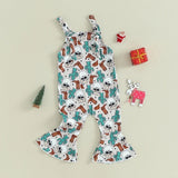 Cactus, Candy Cane & Gingerbread Flared Romper
