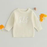 Sis Crocheted Knit Sweater