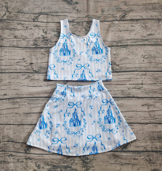 Disney Castle + Bow 2-Piece Yoga Skort Set