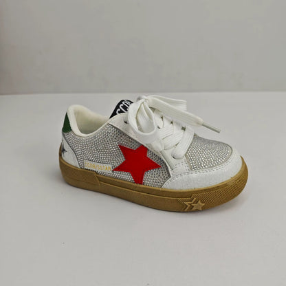 NEW!! Bedazzled High Quality Star Sneakers