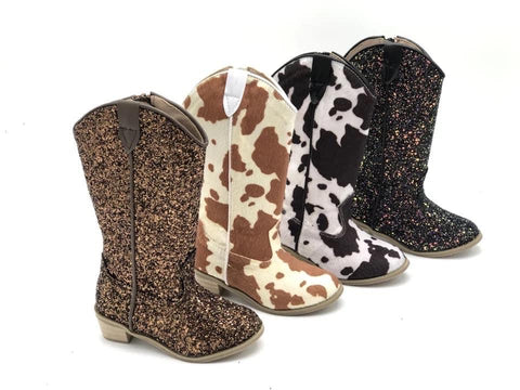 Callie Sequin Cowgirl Boots w/ Heel