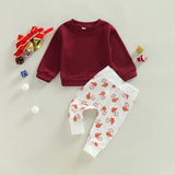 Gingerbread, Christmas Tree & Santa Waffle Knit Sets