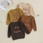 Little & Big Brother Solid Knit Sweaters
