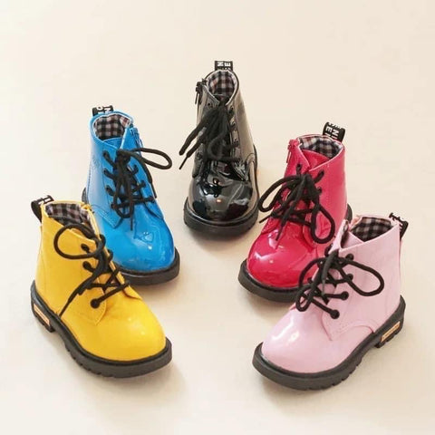 Top Selling Pleather Combat Boots