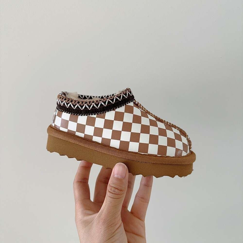 Charlie Checkered Mommy + Mini Slippers