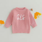 Sis Crocheted Knit Sweater