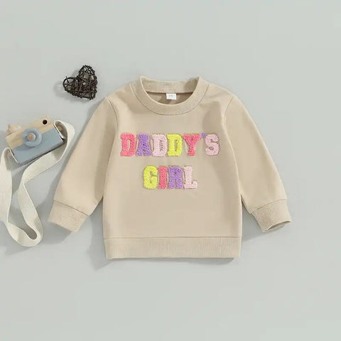 Daddy’s Girl Embroidered Pullover
